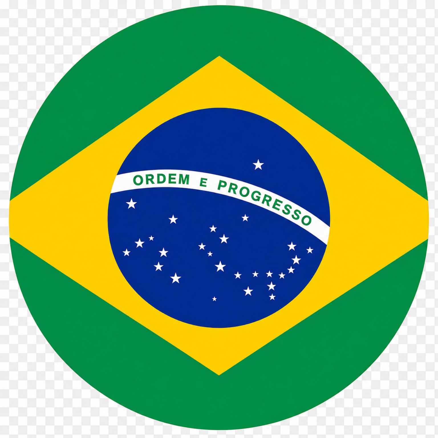 Símbolo redondo do Brasil