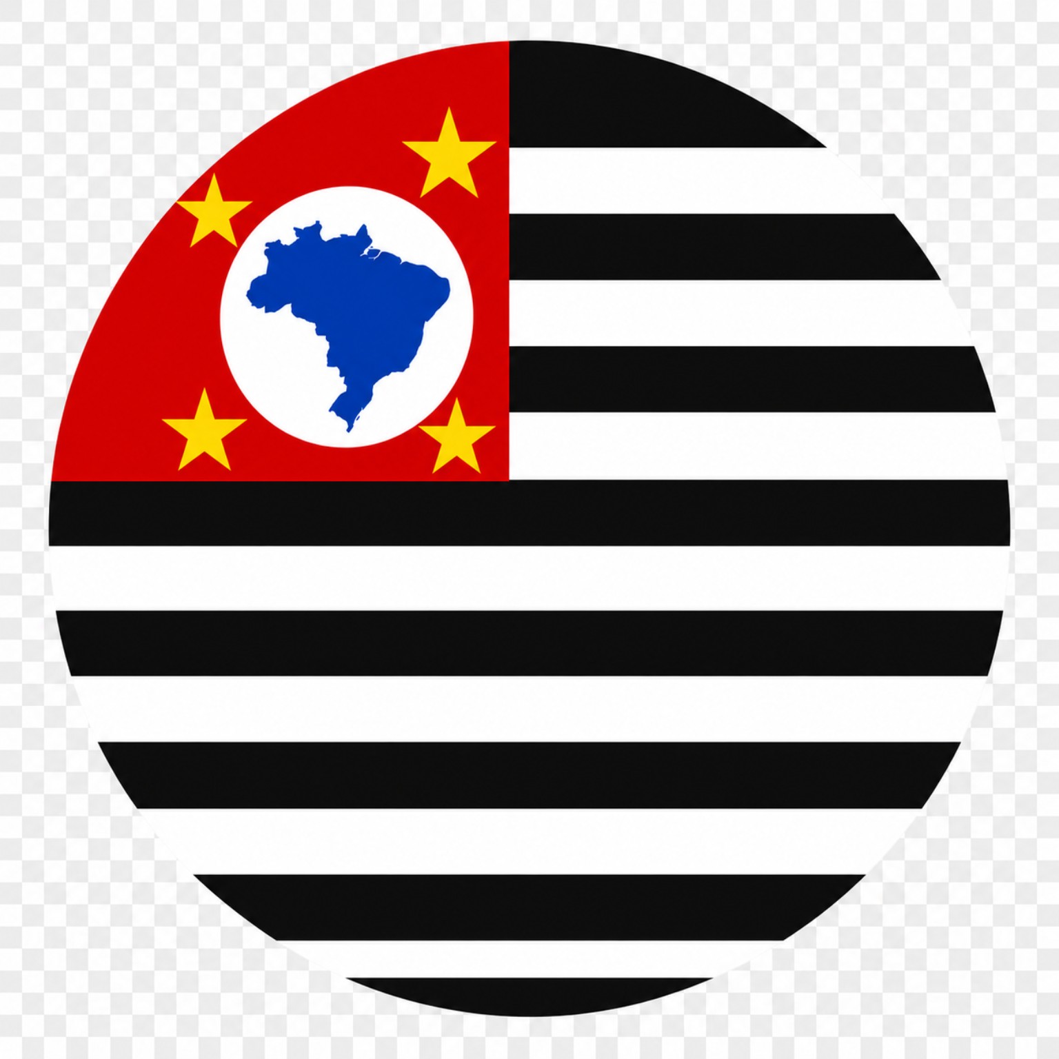 Símbolo redondo do Estado de São Paulo